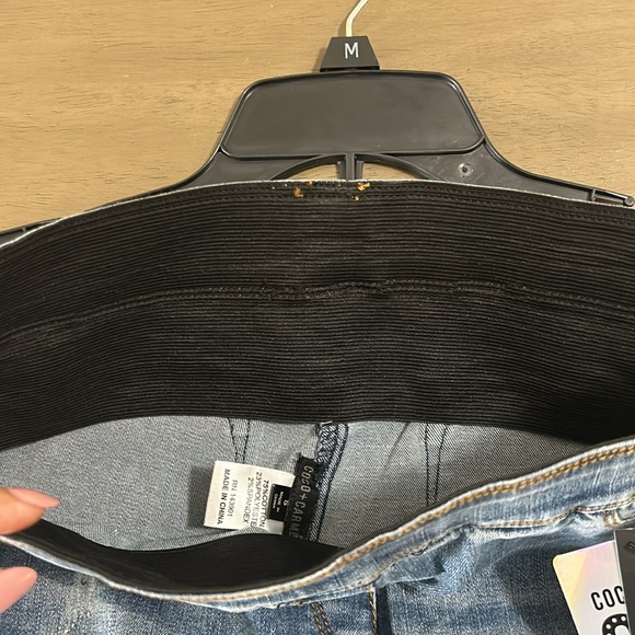 OMG Skinny Ankle Distressed Jeans small Denim - Picture 7 of 9